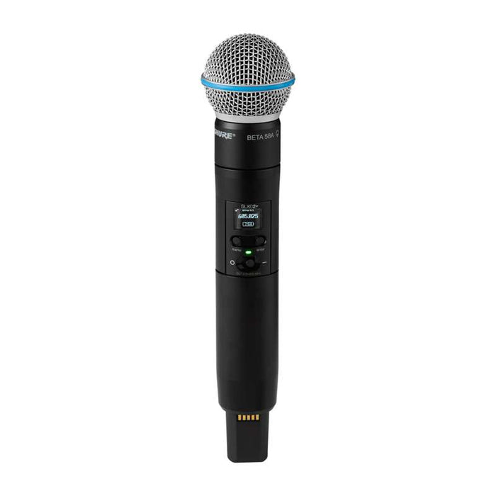 Shure SLXD2+/B58 Digital Handheld Wireless System with SLXD2 Handheld Transmitter and Beta 58A Capsule  G57 Band