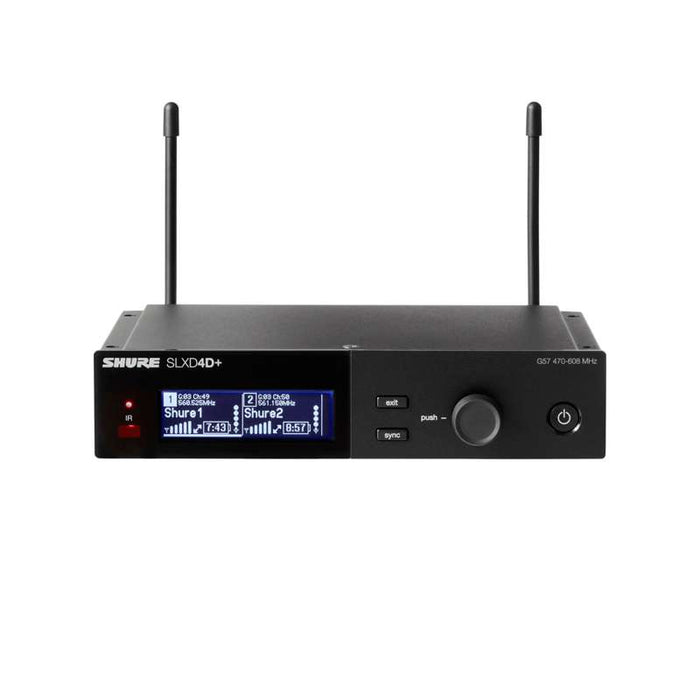Shure SLXD4D+ Digital Dual Channel Receiver G57 Band