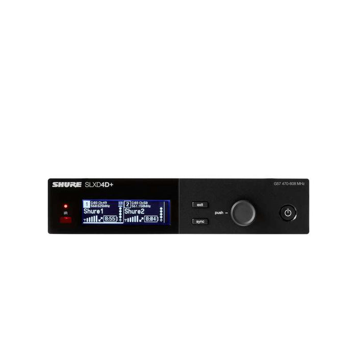 Shure SLXD4D+ Digital Dual Channel Receiver G57 Band