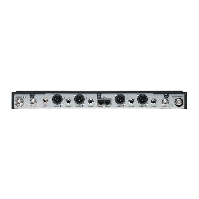 Shure SLXD4QDAN+ Digital Quad‑Channel Receiver with Dante – G57 Band