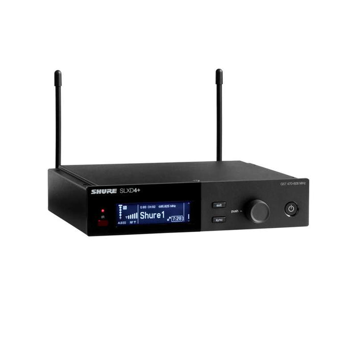 Shure SLXD4+ Digital Single‑Channel Receiver – G57 Band