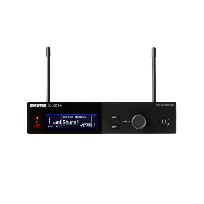 Shure SLXD4+ Digital Single‑Channel Receiver – G57 Band