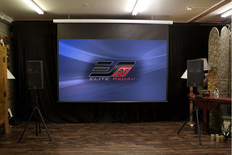Elite Saker Series 100 Inch Diagonal Electric Screen