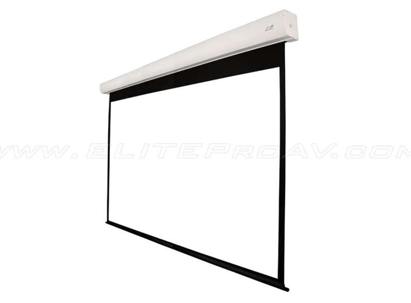 Elite Saker Plus Series, 200-inch Diag. 16:9 Electric Screen, MaxWhite Material