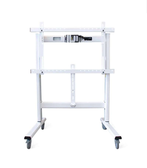 SMART Electric Height Adjustable Floor Stand, FSE-500-W, UL Listed, Non-Locking, White