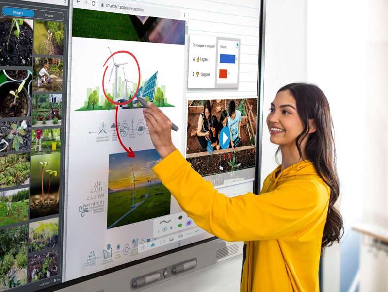 SMART Board MX055-V5 Interactive Display with iQ