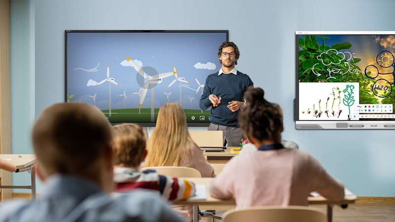 SMART Board NX series 75''  Non-Interactive Display with Screen Sharing