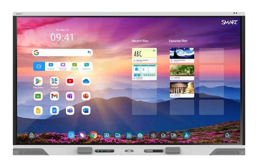 SMART Board RX075 Series 75" Interactive Display with iQ and Wireless Microphone