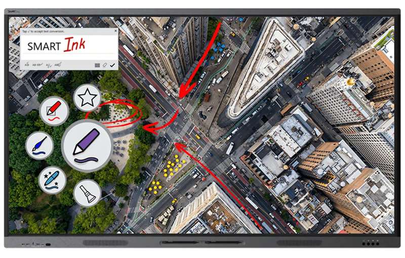 SMART Board T086 Pro 4K QLED 86" Interactive Display