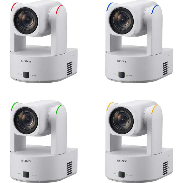 Sony BRC-AM7 Premium PTZ Auto Framing Camera with AI Analytics, White