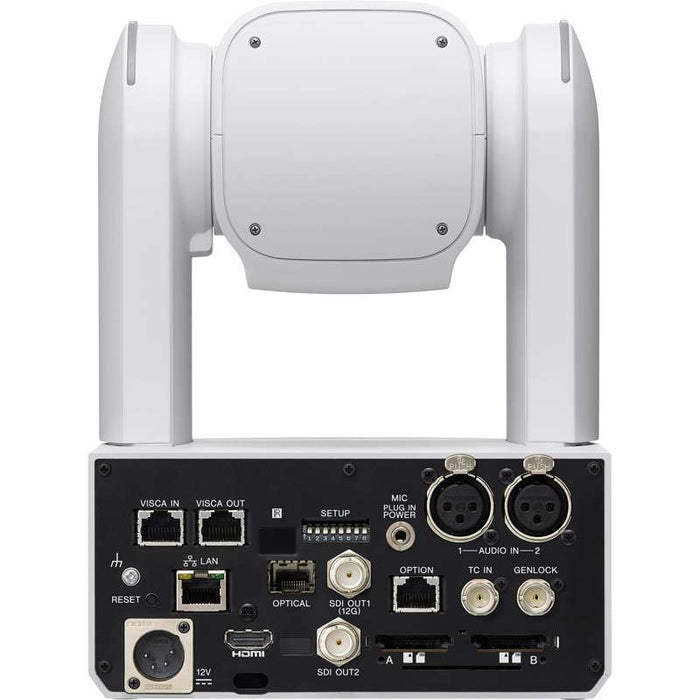 Sony BRC-AM7 Premium PTZ Auto Framing Camera with AI Analytics, White