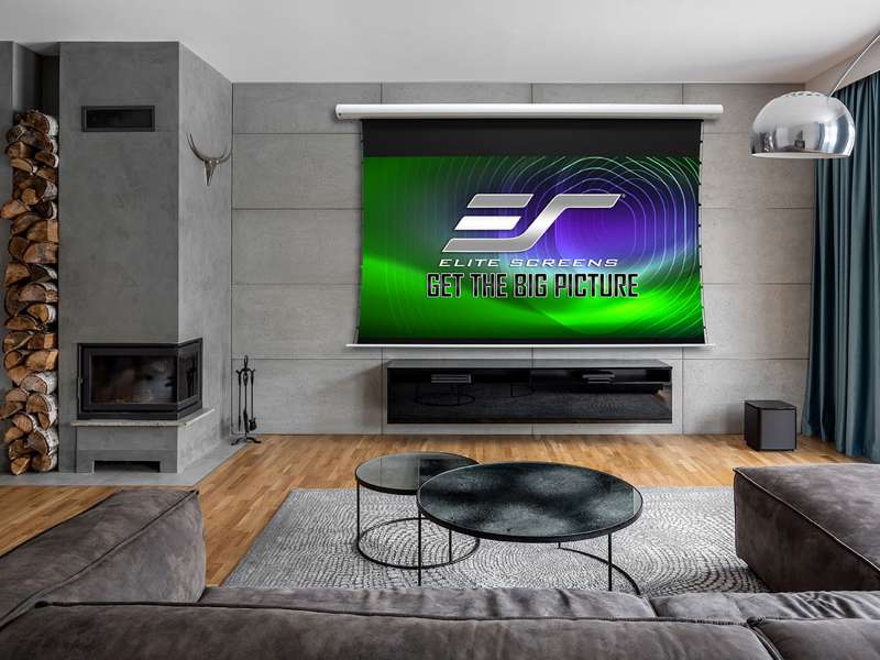 Elite Starling Tab-Tension CLR3 Series, 101-inch Diag., 16:9 Electric Screen, CLR 3 Material