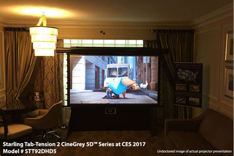 Elite Starling Tab-Tension 2 CineGrey 5D Series 120 Inch Diagonal Electric Screen
