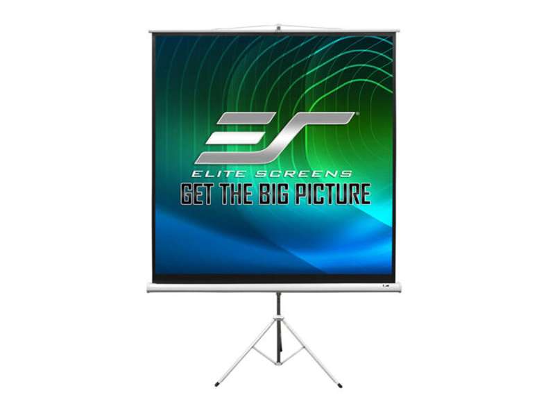 Elite Tripod Series, 99-inch Diag., 1:1 Portable Screen, MaxWhite2 Material