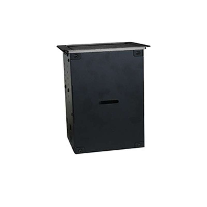 Wiremold InteGreat A/V TABLE BOX WITH USB, FIELD WIRED, BLACK