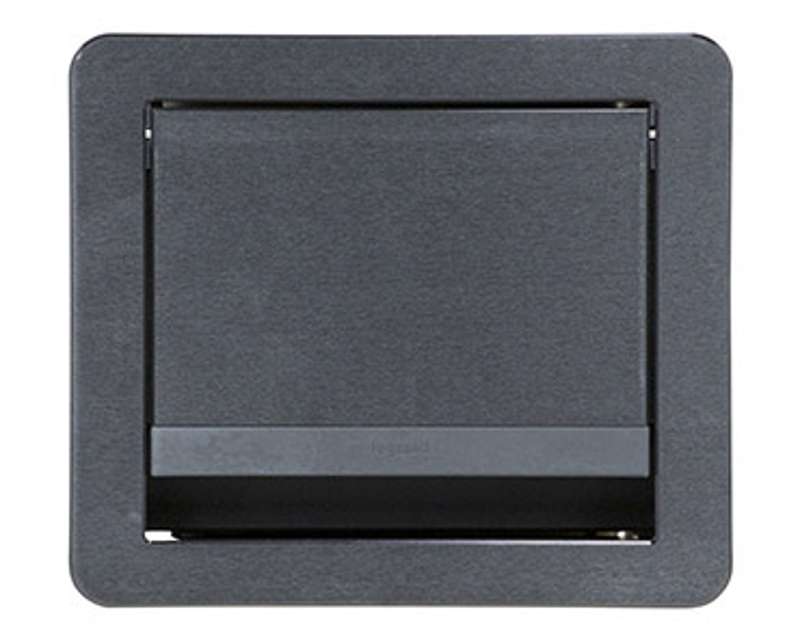 Wiremold InteGreat All Power Table Box, Cord Ended, Black