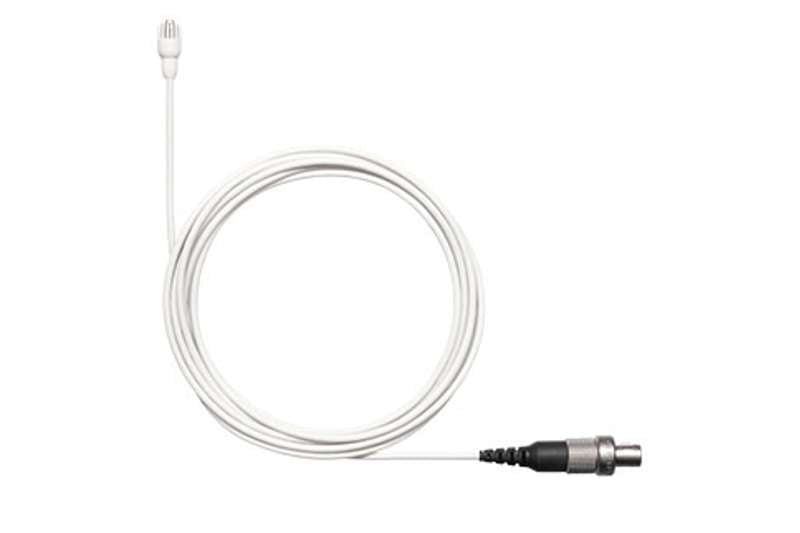 Shure White Condenser Mic, Omnidirectional, LEMO3