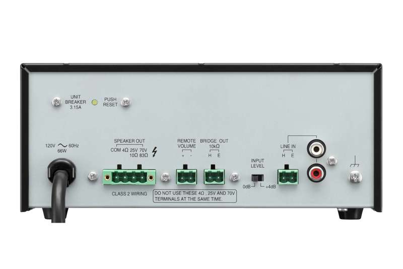 TOA Electronics BA‑235 Power Amplifier – 35W, Compact Commercial Audio Amplifier