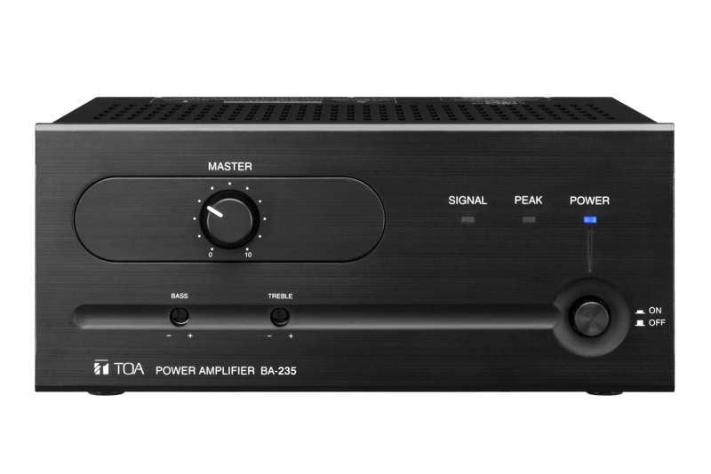 TOA Electronics BA‑235 Power Amplifier – 35W, Compact Commercial Audio Amplifier