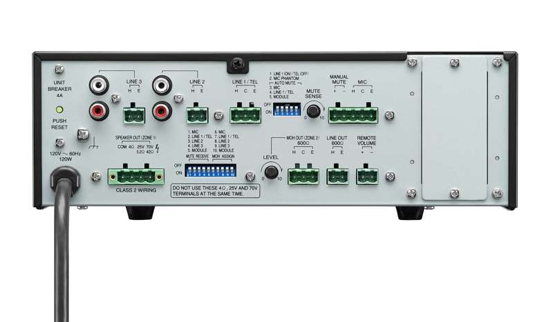 TOA Electronics BG‑2035 Mixer Amplifier – 35W, 5‑Input Commercial BGM/Paging Amplifier