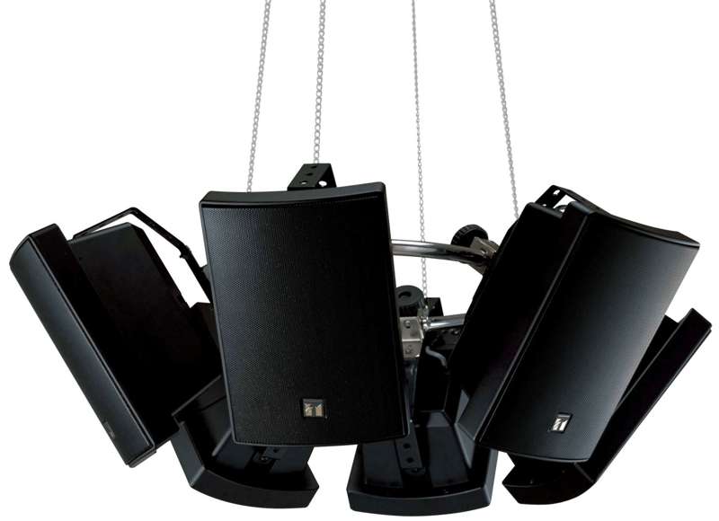 TOA Electronics BS‑1030B Universal Speaker – 30W, 2‑Way Wide‑Range Surface‑Mount Speaker (Black)