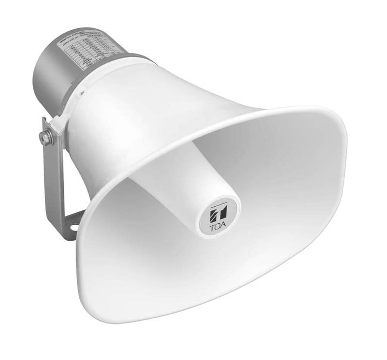 TOA Electronics SC‑630TU Paging Horn Speaker – 30W, UL/ULC Fire‑Signaling Certified, 25V/70V, Weather‑Resistant IP65
