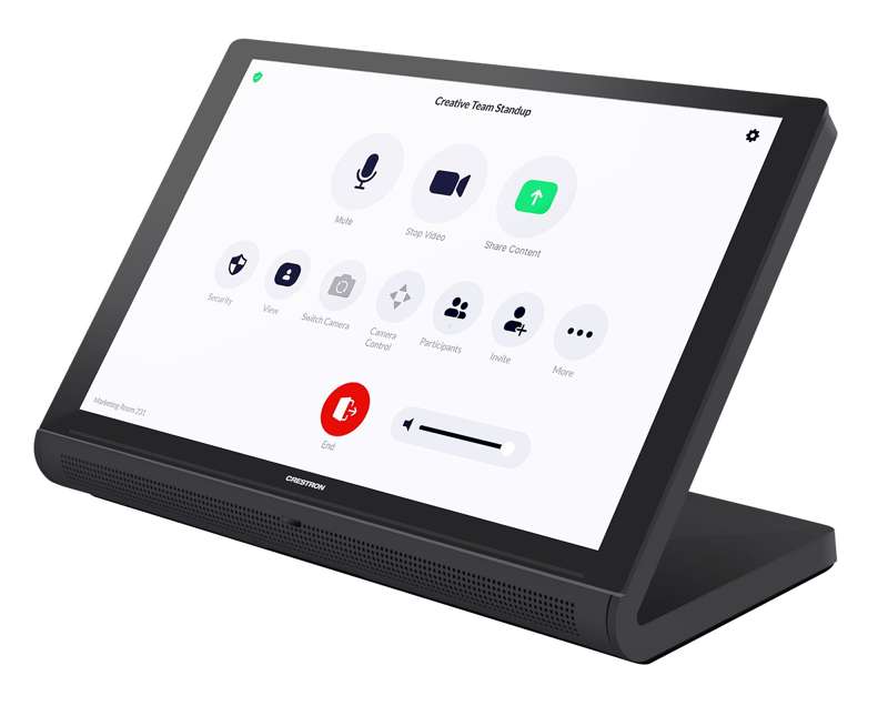 Crestron 10.1 in. Tabletop Touch Screen, Black Smooth