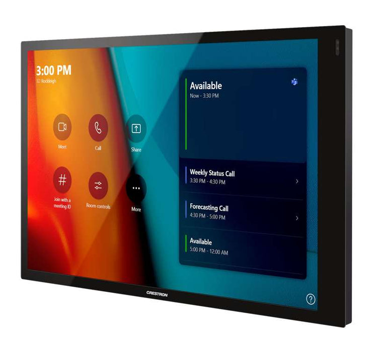 Crestron 10.1 in. Wall Mount Touch Screen, Black Smooth