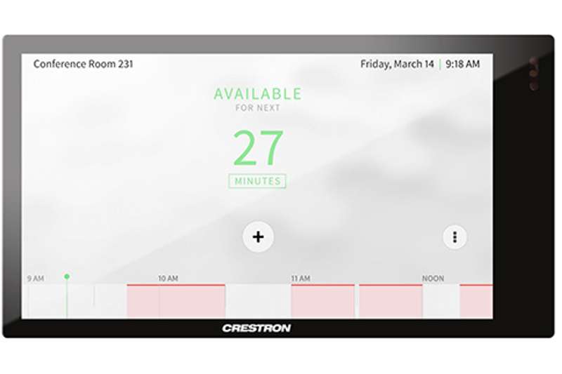 Crestron 5 in. Wall Mount Touch Screen, Black Smooth