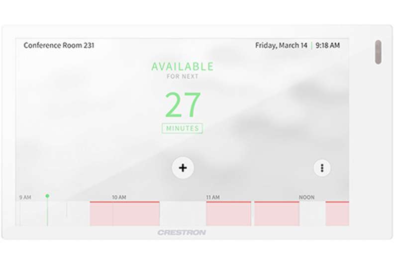 Crestron 5 in. Wall Mount Touch Screen, White Smooth