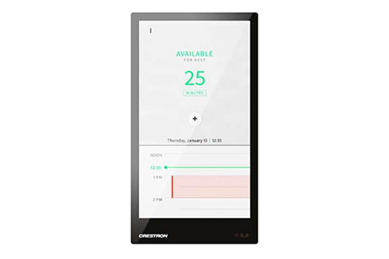 Crestron 5 in. Wall Mount Touch Screen, Portrait, Black