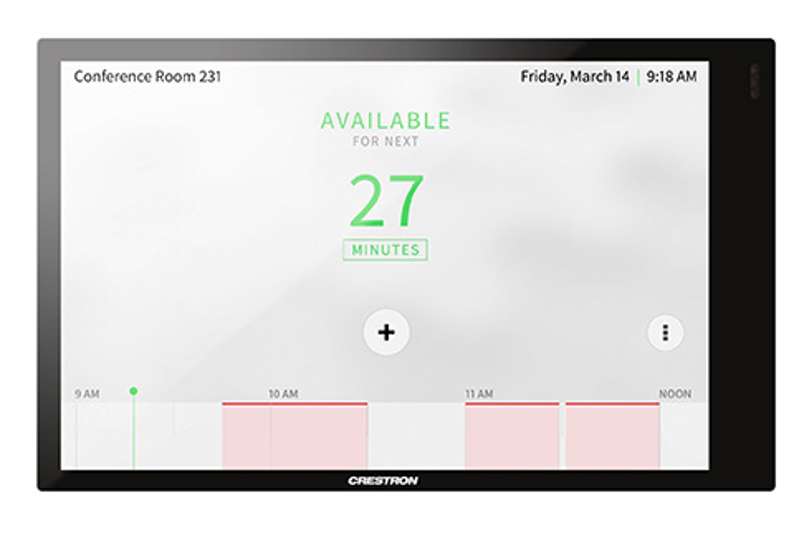 Crestron 7 in. Wall Mount Touch Screen, Black Smooth