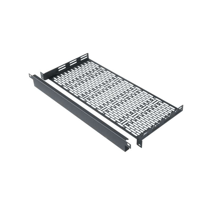 Middle Atlantic 1 RU UFA Rackshelf, 8 Inches Deep with 1 RU Faceplate