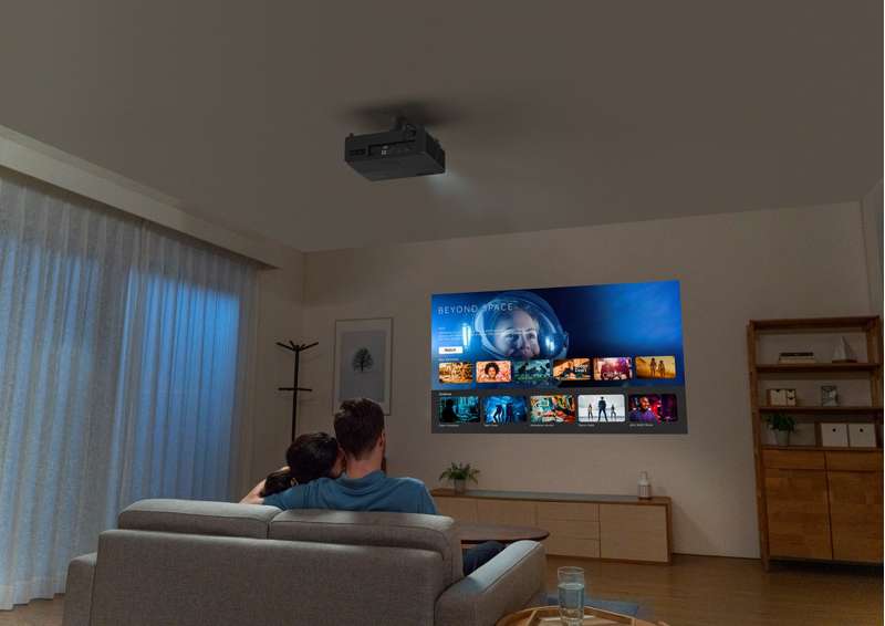 Optoma UHZ55 Smart 4K UHD Laser Home Entertainment Projector