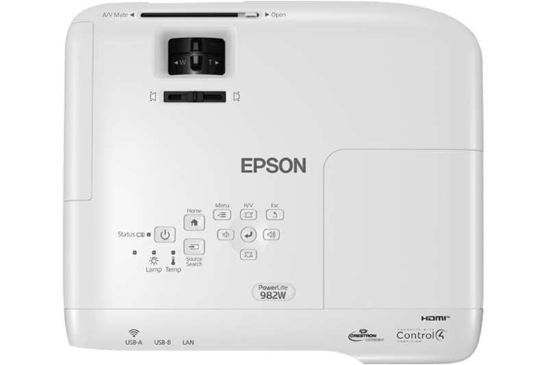 Epson PowerLite 982W 3LCD WXGA w/ Dual HDMI