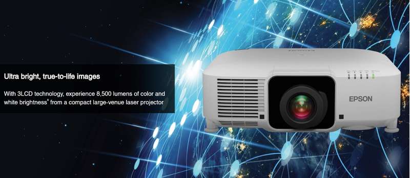 Epson EB-PU1008W WUXGA 3LCD Laser Projector