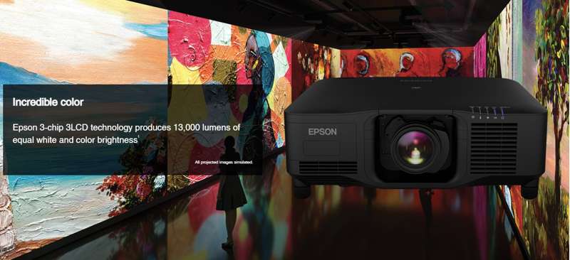 Epson EB-PQ2213B 4K 3LCD Laser Projector  - Lens Not Included
