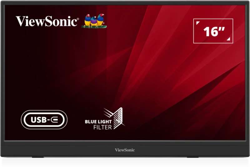 Viewsonic VA1653 16” Full HD USB-C Lightweight Portable Monitor
