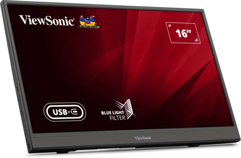 Viewsonic VA1653 16” Full HD USB-C Lightweight Portable Monitor