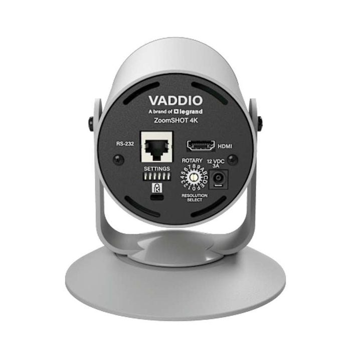 Vaddio ZoomSHOT 4K with OneLINK Bridge System, White