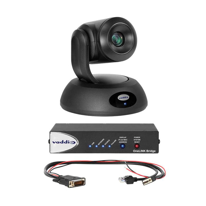 Vaddio RoboSHOT 12E HDBT OneLINK Bridge Syst. for Polycom