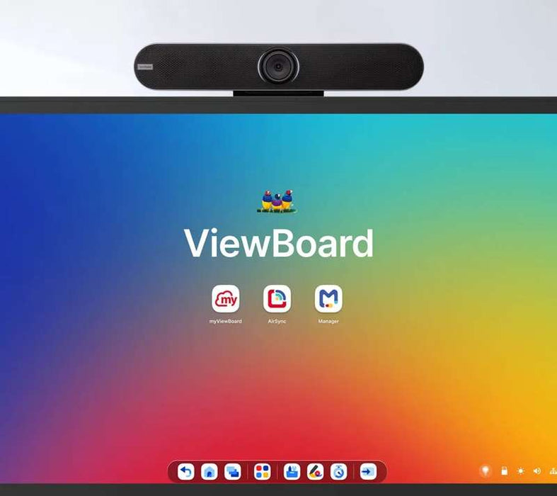 Viewsonic IFP8663 86" 4K Interactive Flat Panel Display - PCAP Touch, Android EDLA Certified, USB-C w Built-In Microphone