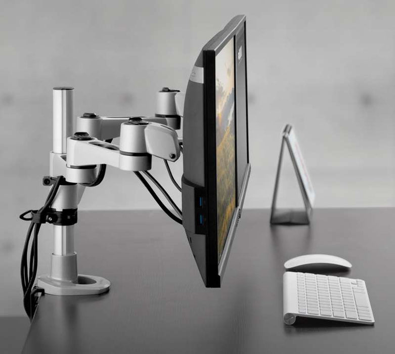Viewsonic Dual Monitor Desk Mount Arm for Displays up to 24"