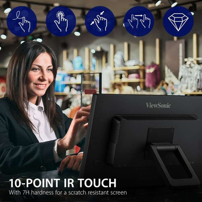 Viewsonic 24" Full HD 10-Point IR Touch Monitor