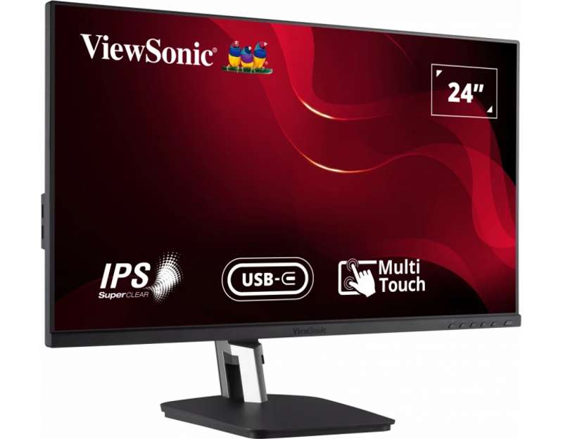 Viewsonic 24" Full HD USB-C 10-Point Touch Monitor with Ergonomic Stand