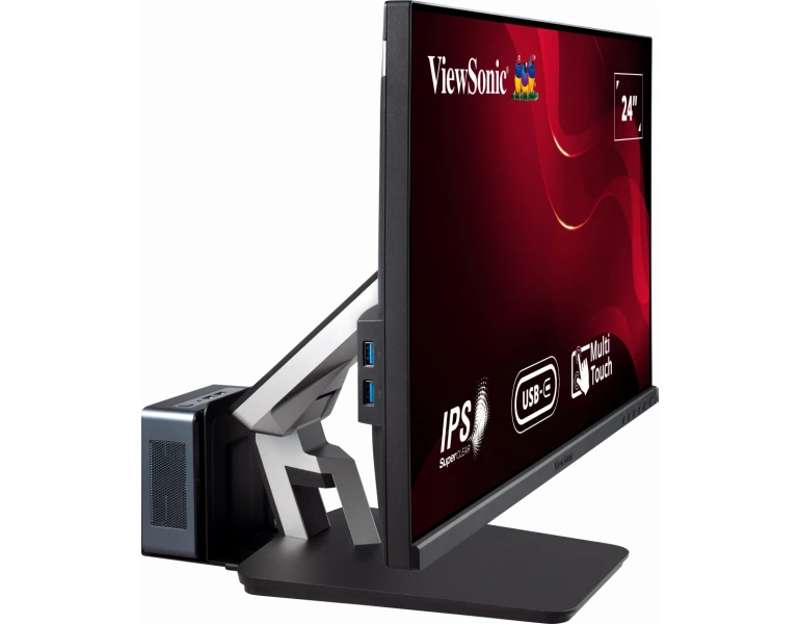 Viewsonic 24" Full HD USB-C 10-Point Touch Monitor with Ergonomic Stand
