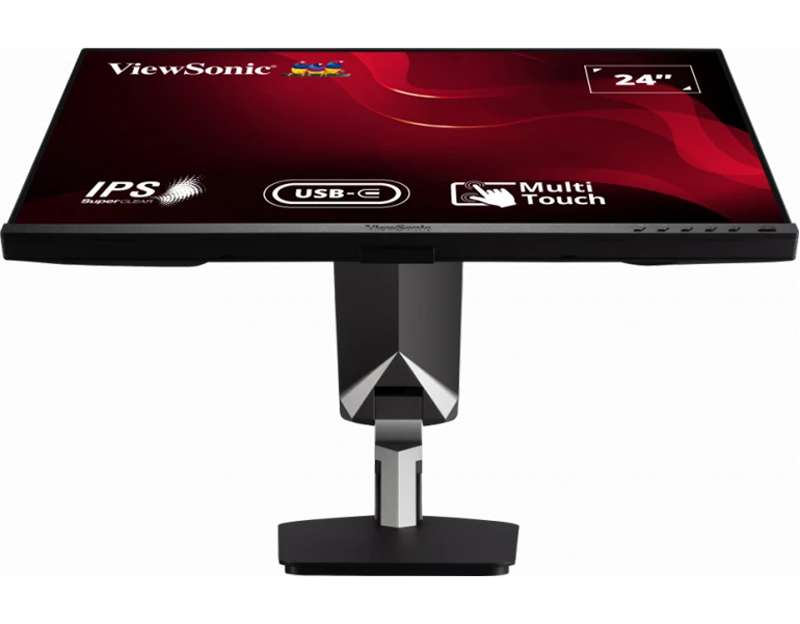 Viewsonic 24" Full HD USB-C 10-Point Touch Monitor with Ergonomic Stand