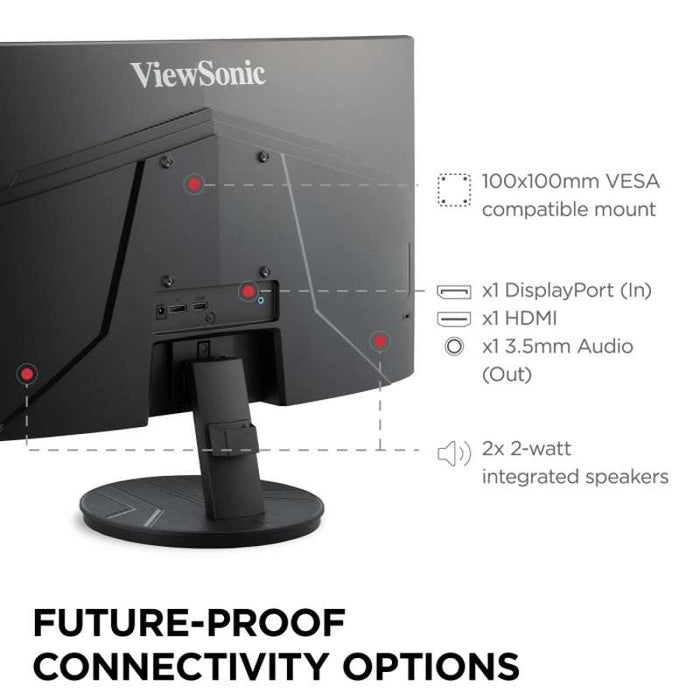 Viewsonic 24" Full HD Curved Monitor with 100Hz Refresh Rate