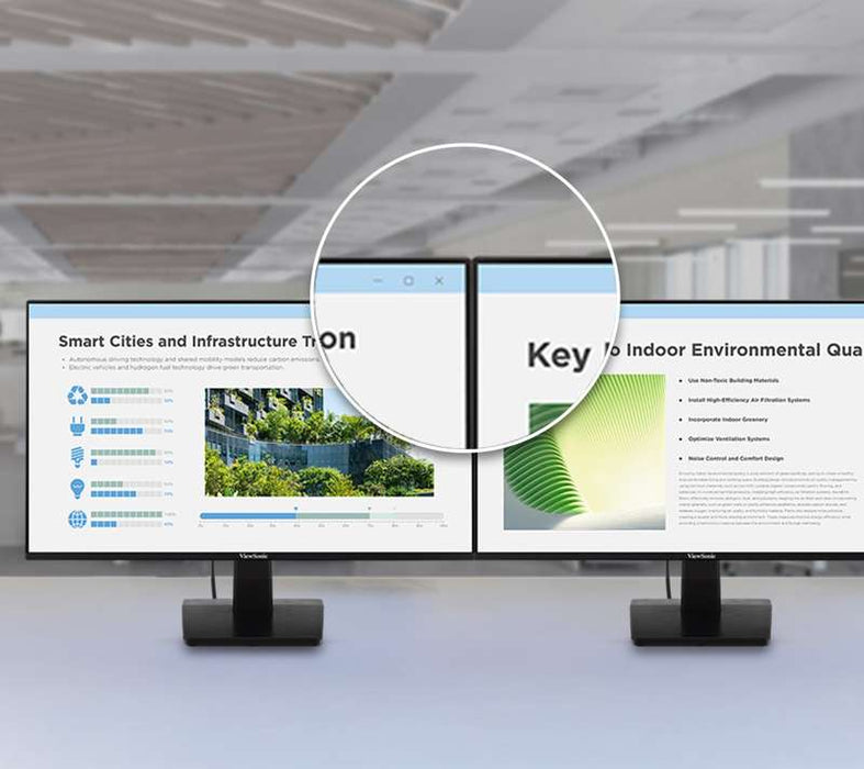 Viewsonic 24" 1080p 120 Hz Monitor with Variable Refresh Rate, HDMI, VGA, and USB-C
