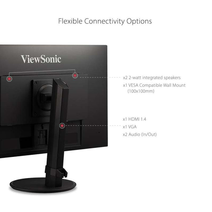 Viewsonic 27" 1080p Ergonomic 100Hz Monitor with FreeSync, HDMI and VGA (VA2747-MHJ)